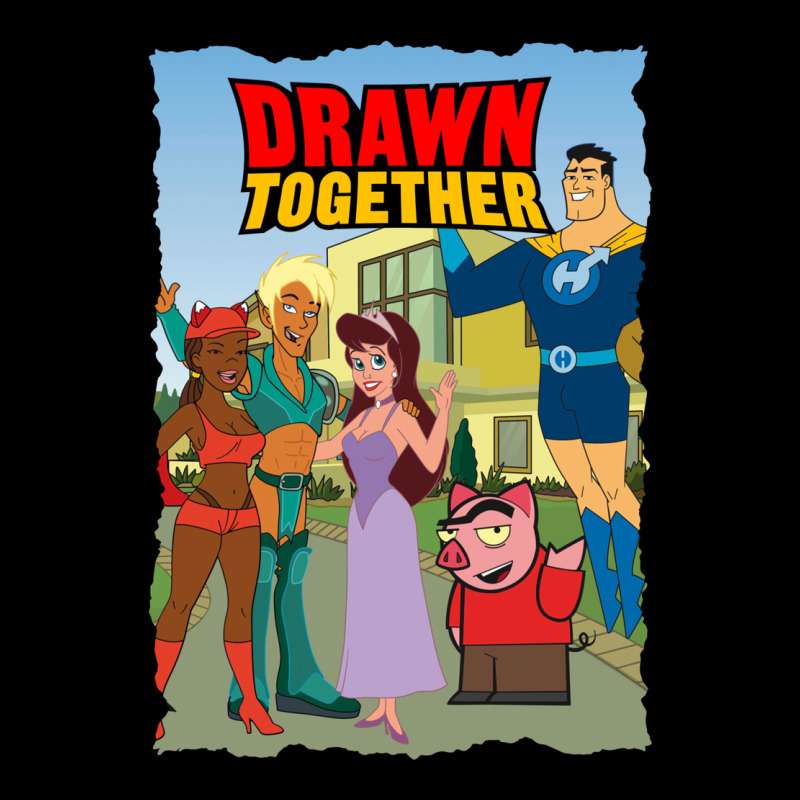 Drawn Together Zipper Hoodie by lanVoArt | Teevron