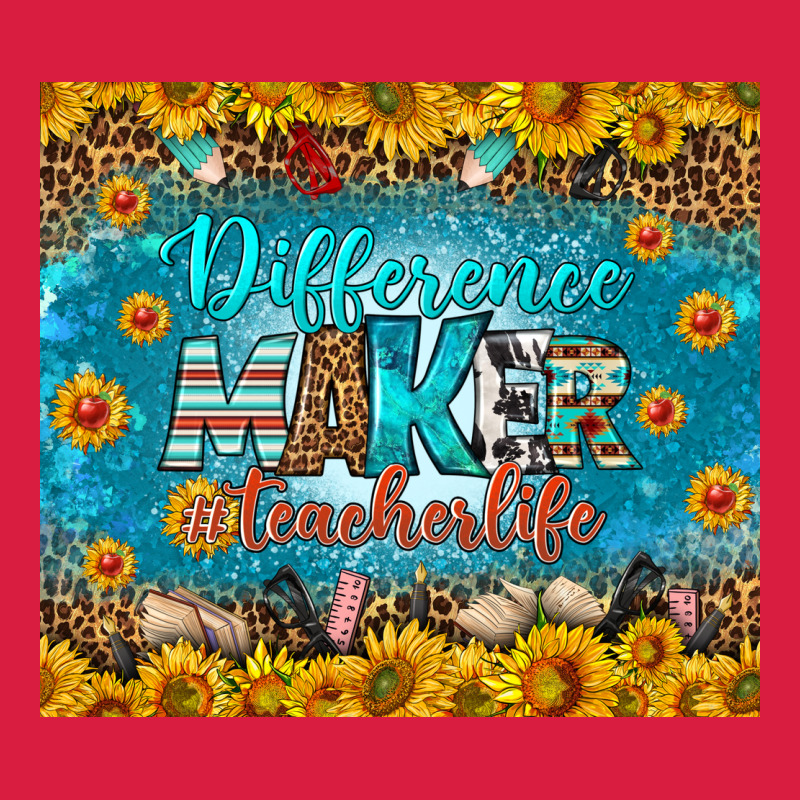 Difference Maker Teacher Life Tumbler Premium Hoodie by BundleAndBundleShop | Teevron