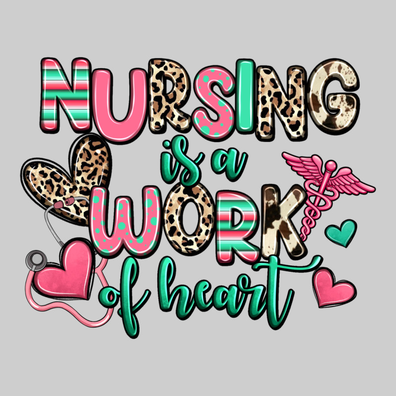 Nursing Is A Work Of Heart Premium Tee by RanaPortraitStore | Teevron
