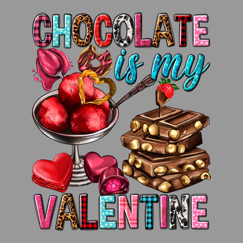 Chocolate Is My Valentine Valentine's Day Vintage Hoodie by HowdyJamesFarm | Teevron