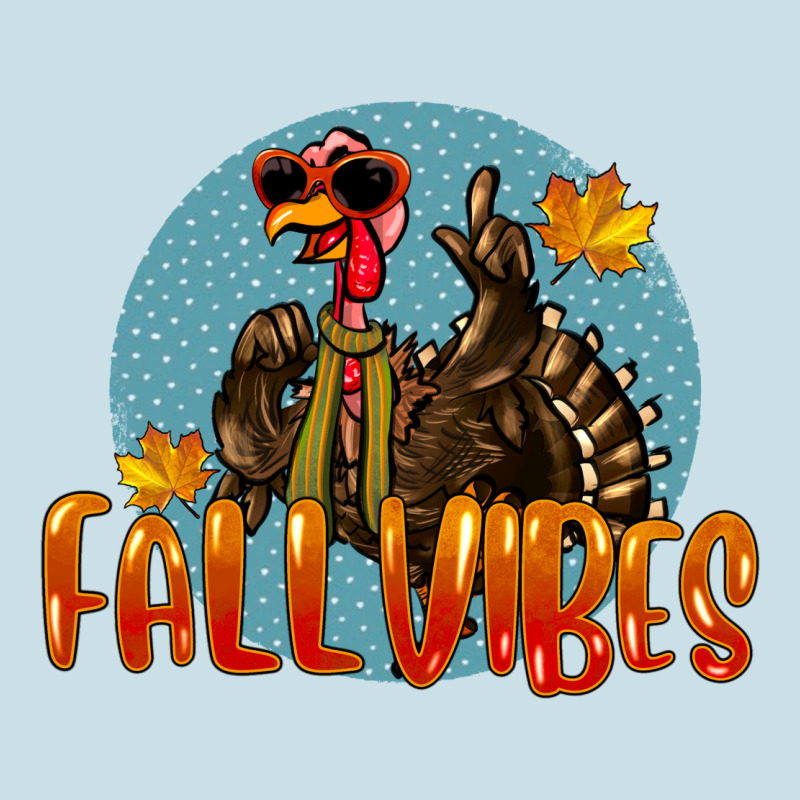 Fall Vibes Turkey Ladies Tee by LillyAllenDesigns | Teevron