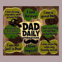 Dad Daily Affirmations Vintage Hoodie | Teevron