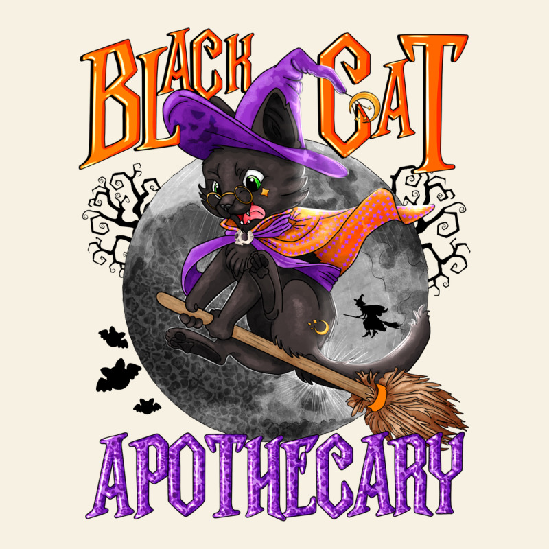 Black Cat Apothecary Vintage Tee by NancyCooperArtShop | Teevron