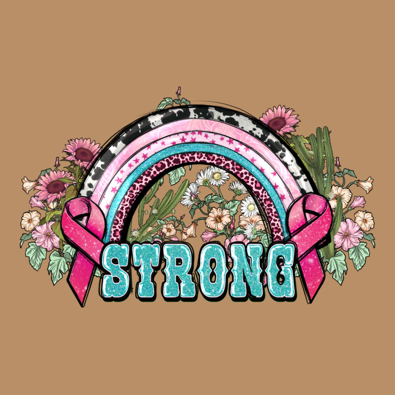 Strong Cancer Rainbow Cancer Awareness Vintage Hoodie by HowdyJamesFarm | Teevron