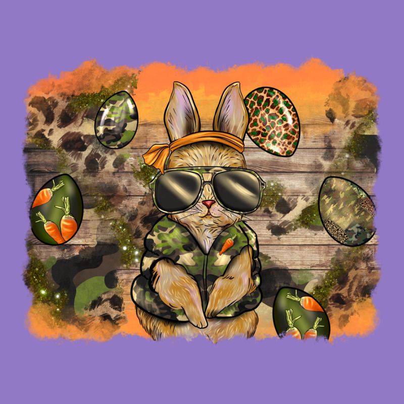 Camouflage Bunny Background Urban Hoodie by BarkalooDesign | Teevron