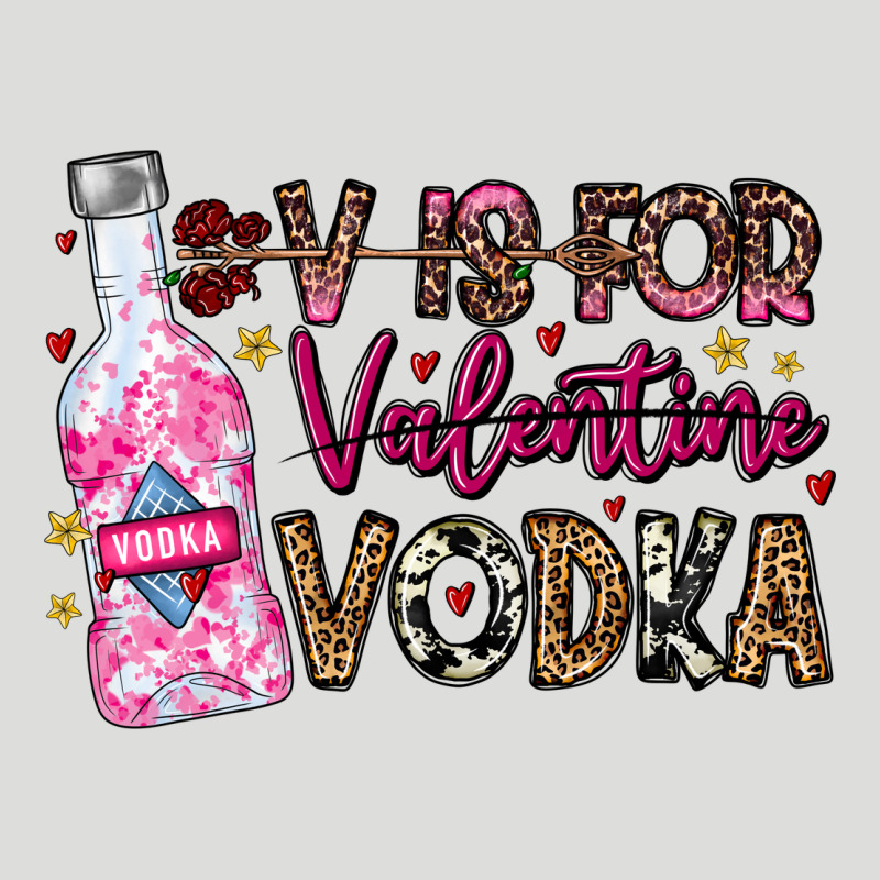 V Is For Valentine Vodka Zipper Hoodie by CowhideDigitalArt | Teevron