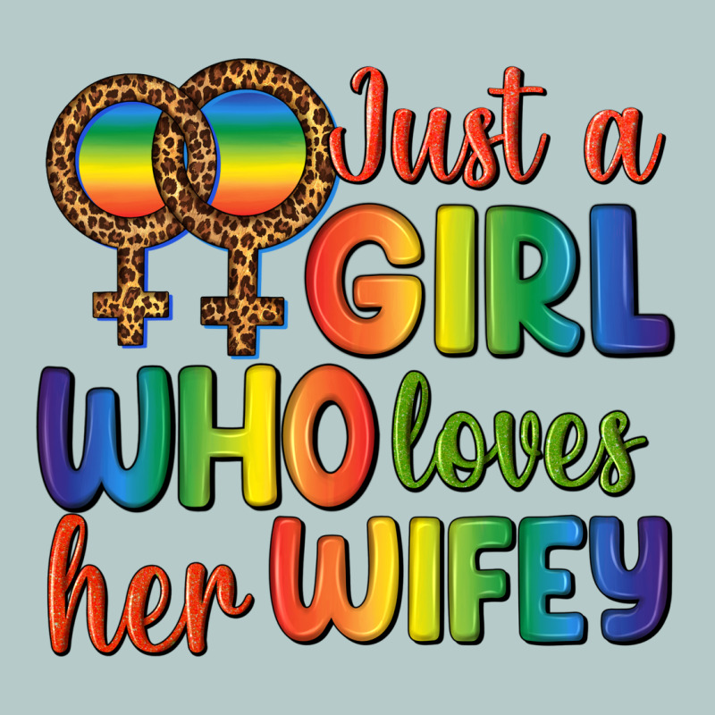 Just A Girl Who Loves Her Wifey Heavy Core Tee by BundleAndBundleShop | Teevron