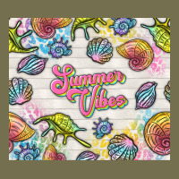 Summer Vibes With Sea Shells Vintage Hoodie | Teevron