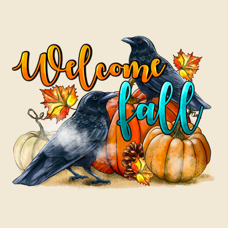 Welcome Fall With Crow Ladies Tee by LillyAllenDesigns | Teevron