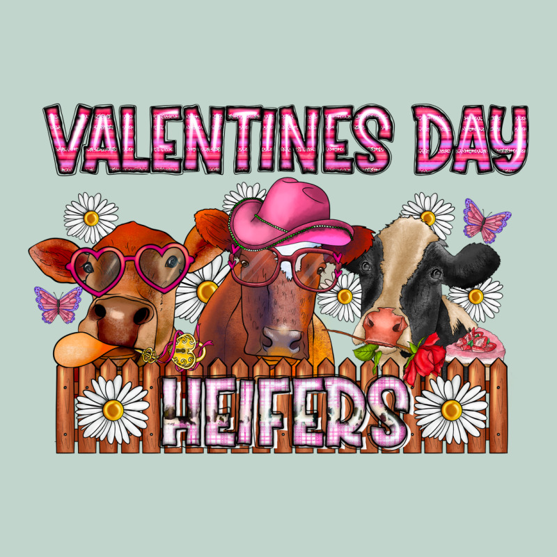 Valentines Day Heifers Zipper Hoodie by CowhideDigitalArt | Teevron
