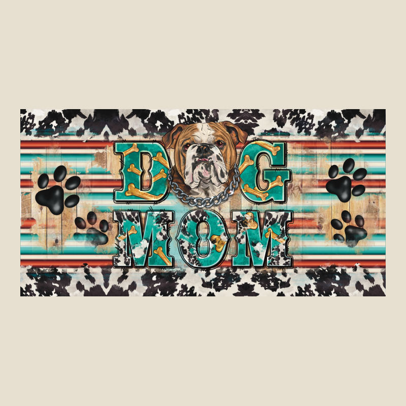 Dog Mom English Bulldog License Plate Template Urban Hoodie by BarkalooDesign | Teevron