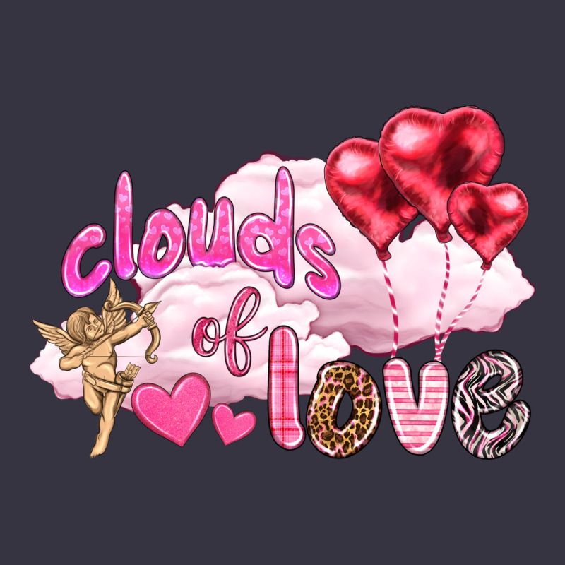 Clouds Of Love With Balloons Valentine's Day Vintage Hoodie by HowdyJamesFarm | Teevron
