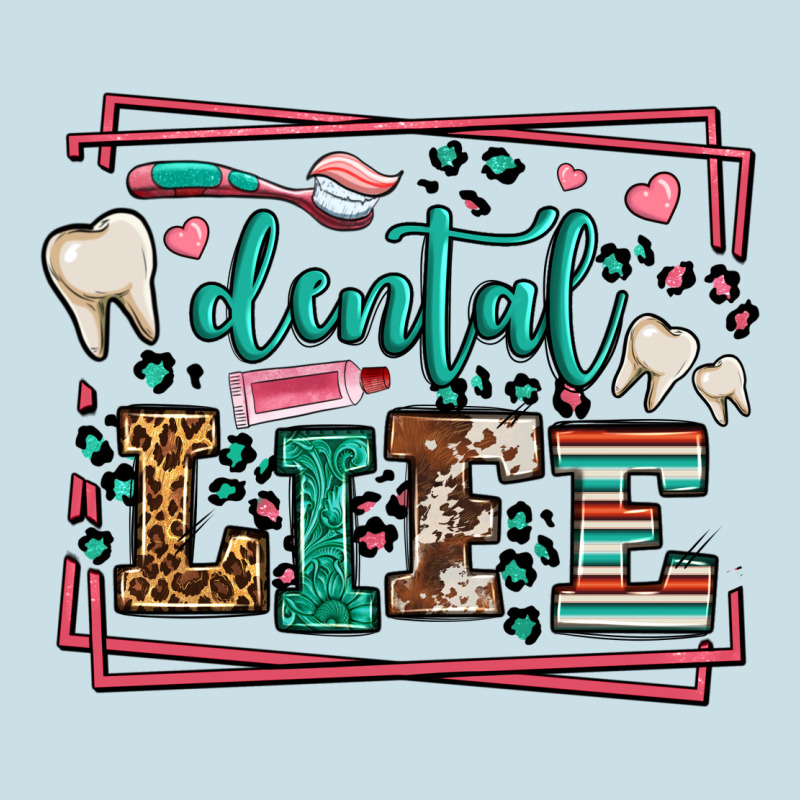 Dental Life Leopard Frame Ladies Tee by LillyAllenDesigns | Teevron