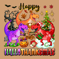 Happy Hallothanksmas Dinosaur Vintage Tee | Teevron