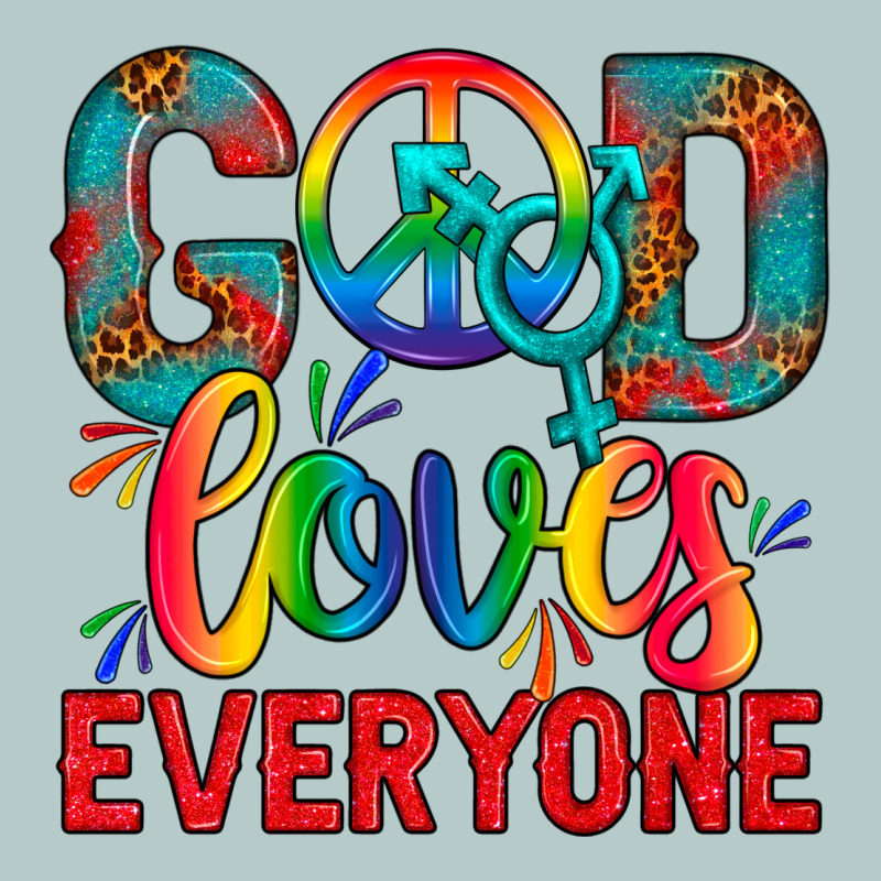Lgbtq+ God Loves Everyone Heavy Core Tee by BundleAndBundleShop | Teevron