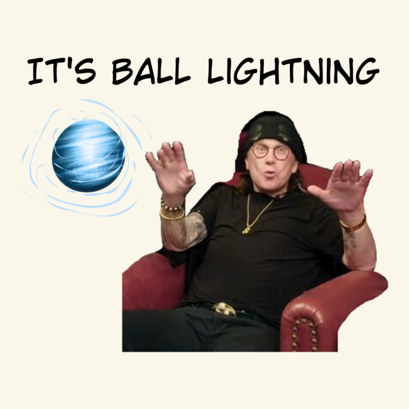 Ball Lightning; Osbournes Want To Believe Premium Hoodie by lanVoArt | Teevron