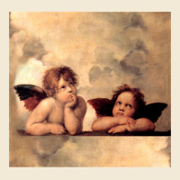 Hot Trend Angels Raphael Cupid Cherubs Art Valentine Angel Premium Hoodie | Teevron