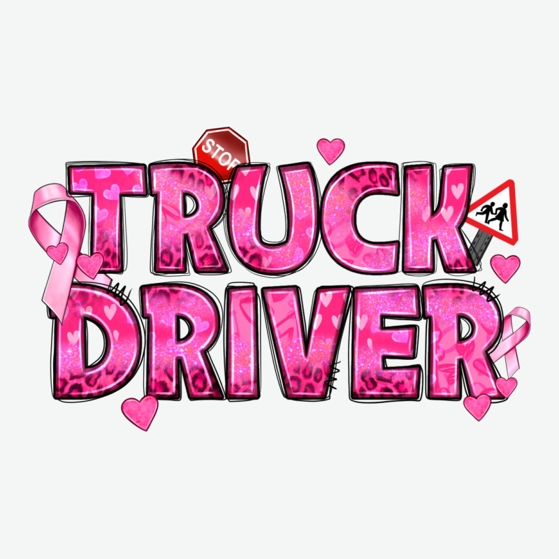 Breast Cancer Truck Driver Urban Heavy Tee by texasbilliewilder | Teevron