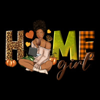 Home Girl Fall Afro Girl Urban Heavy Tee | Teevron