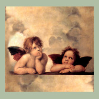 Hot Trend Angels Raphael Cupid Cherubs Art Valentine Angel Urban Heavy Tee | Teevron