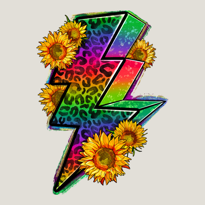 Lgbtq+ Lightnin' Bolt With Sunflower Heavy Core Tee by BundleAndBundleShop | Teevron