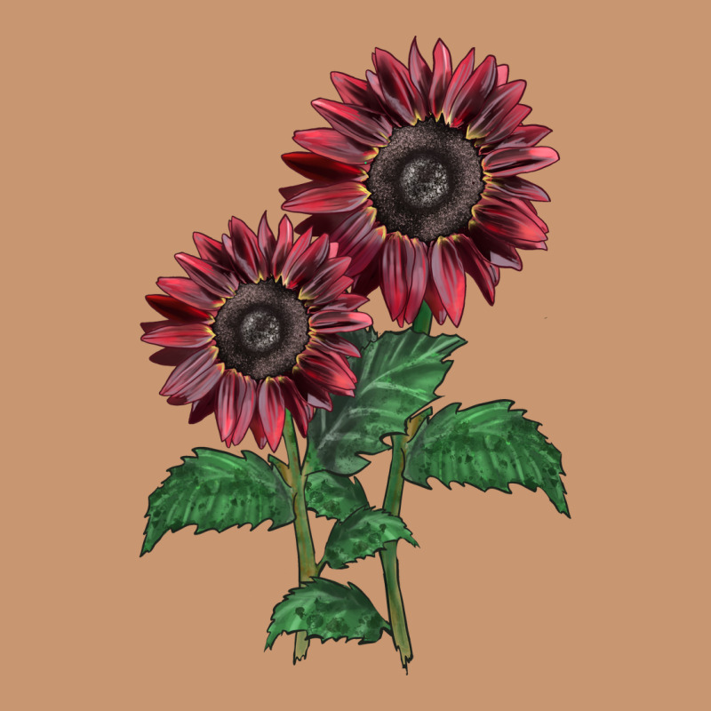 2 Chocolate Sunflower Heavyweight Hoodie by LillyAllenDesigns | Teevron