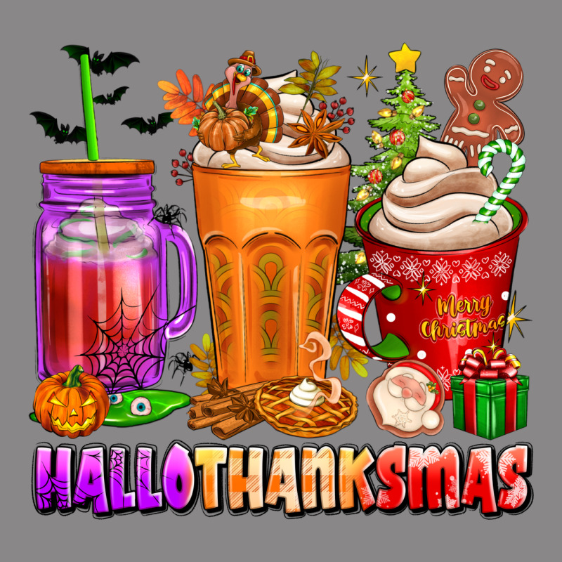 Hallothanksmas Coffee Cups Vintage Tee by texasbilliewilder | Teevron