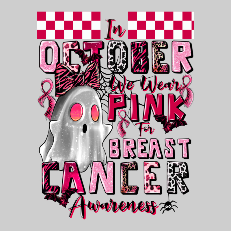 Pink Ghost Breast Cancer Awareness Premium Tee by LillyAllenDesigns | Teevron