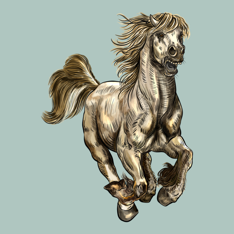 Percheron Horse Premium Sweatshirt by LillyAllenDesigns | Teevron