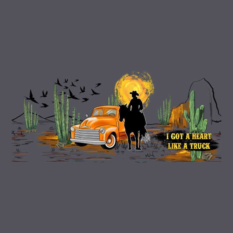 Western I Got A Heart Like A Truck Vintage Hoodie by TumblerDesignByShophia | Teevron