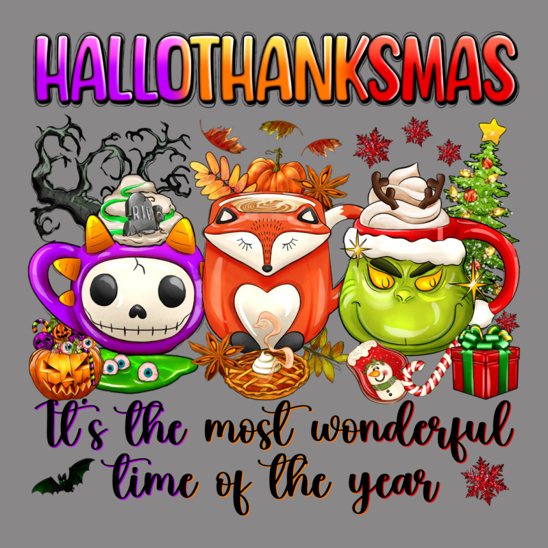 Hallothanksmas Its The Most Wonderful Time Of The Vintage Tee by texasbilliewilder | Teevron
