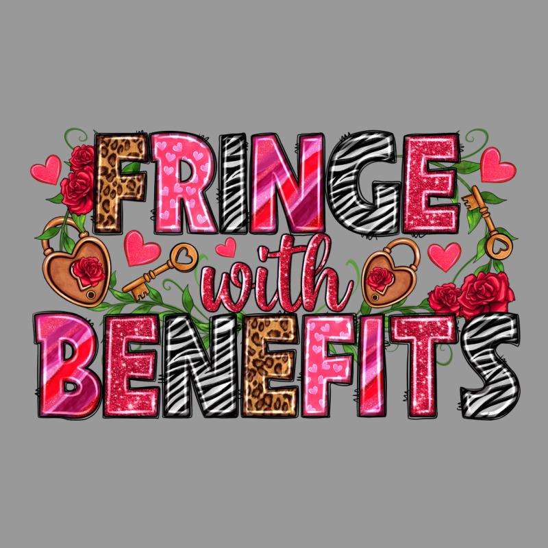Fringe With Benefits Valentine's Day Vintage Hoodie by HowdyJamesFarm | Teevron