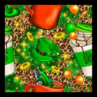 Coffee Cups St. Patrick's Day With Leopard Seamless Pattern Bbs Heavyweight Sweatshirt | Teevron