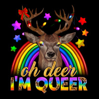 Lgbtq+ Oh Deer I'm Queer Heavy Core Tee | Teevron