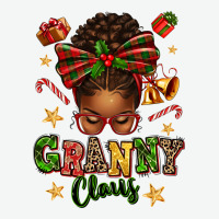 Granny Claus Afro Messy Bun Urban Heavy Tee | Teevron