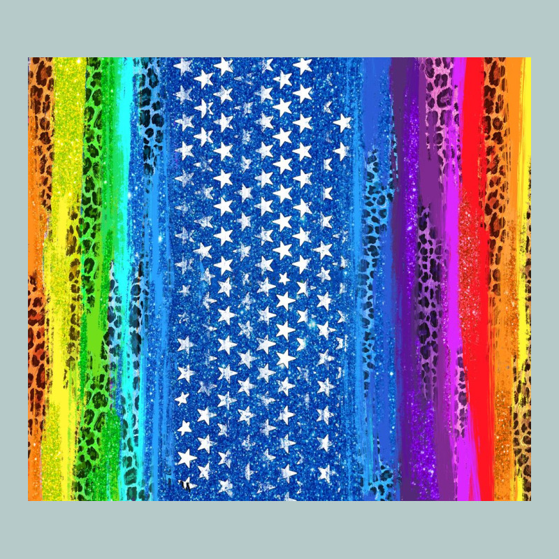 Lgbtq+ Pride American Flag Tumbler Heavy Core Tee by BundleAndBundleShop | Teevron