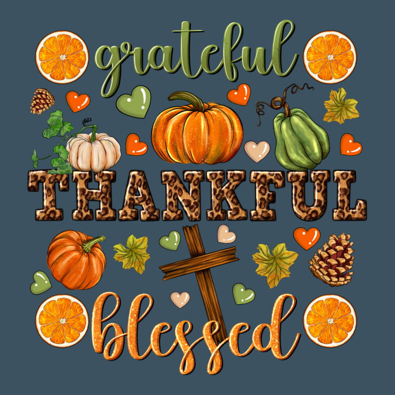 Grateful Thankful Blessed Urban Heavy Tee by NancyCooperArtShop | Teevron