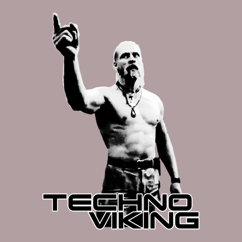 Techno Viking Vintage Hoodie by lanVoArt | Teevron
