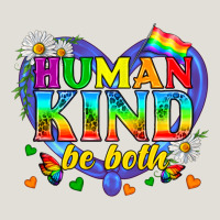 Lgbtq Pride Human Kind Be Both Heavy Core Tee | Teevron