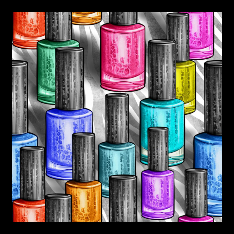 Colorful Nail Polish Seamless Pattern Bbs Heavyweight Sweatshirt by BundleAndBundleShop | Teevron