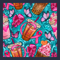 Breast Cancer Coffee Cups With Butterfly Seamless Pattern Bbs Heavyweight Sweatshirt | Teevron