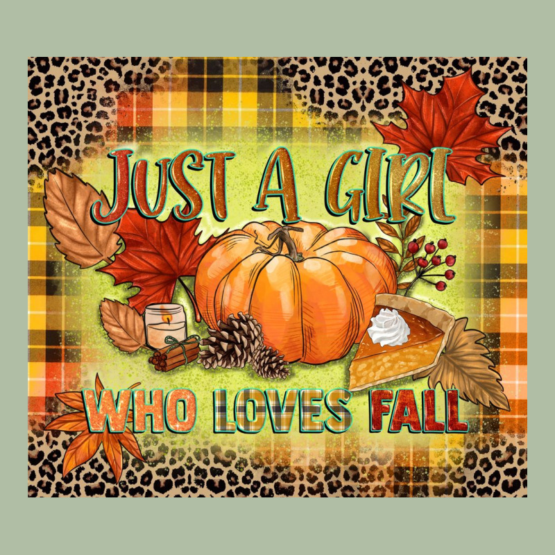 Just A Girl Who Loves Fall Urban Heavy Tee by NancyCooperArtShop | Teevron