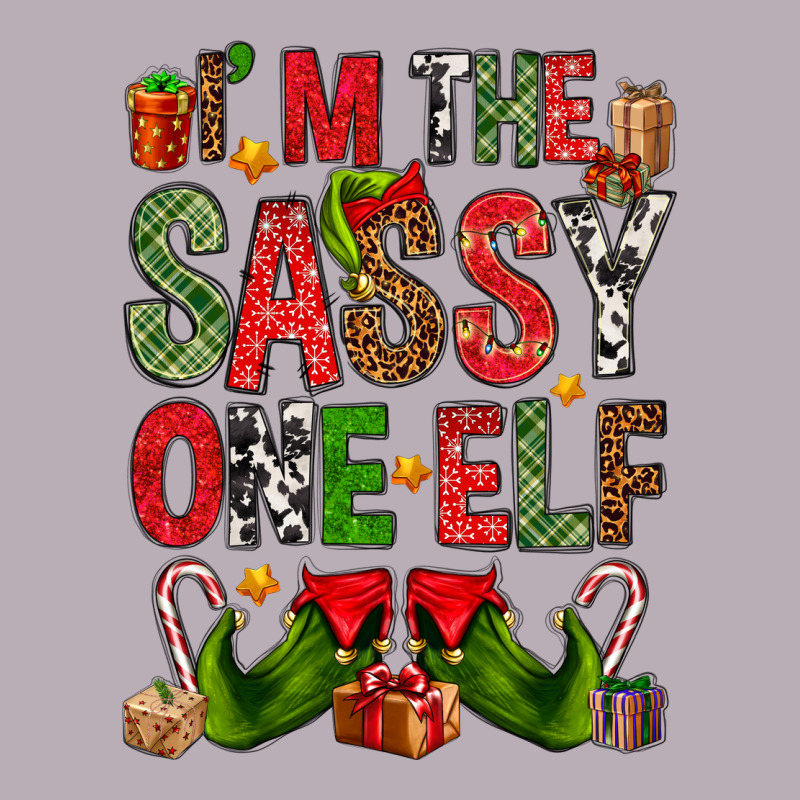 I'm The Sassy On The Elf Vintage Tee by NancyCooperArtShop | Teevron