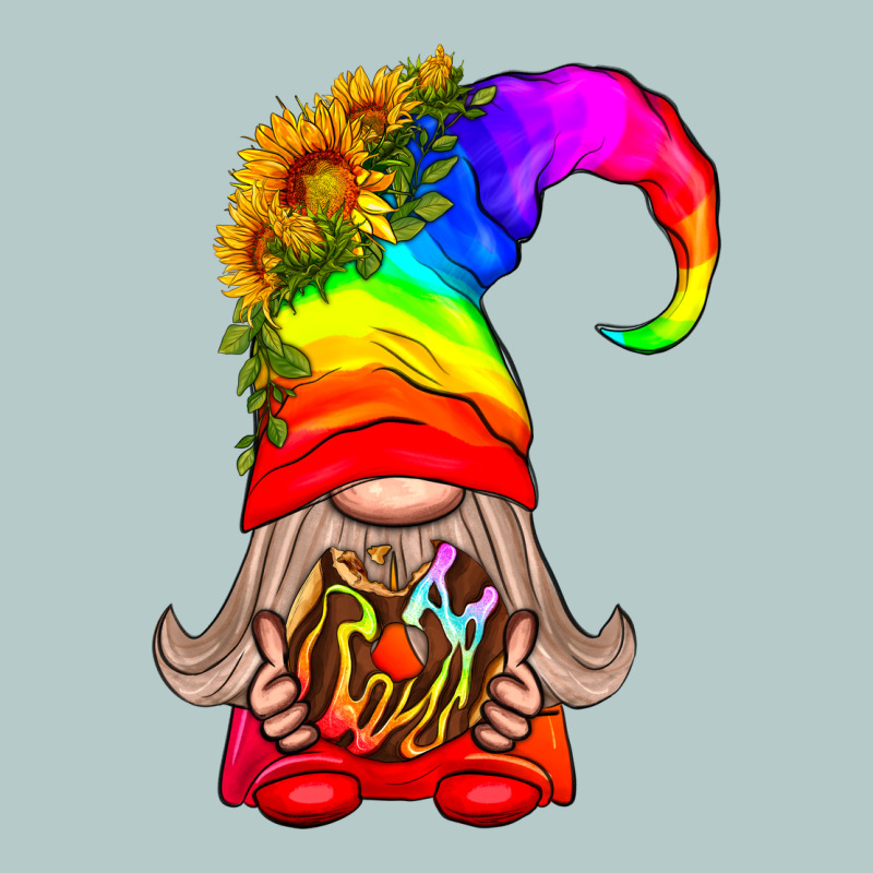 Lgbtq+ Pride Gnome With Donut Heavy Core Tee by BundleAndBundleShop | Teevron