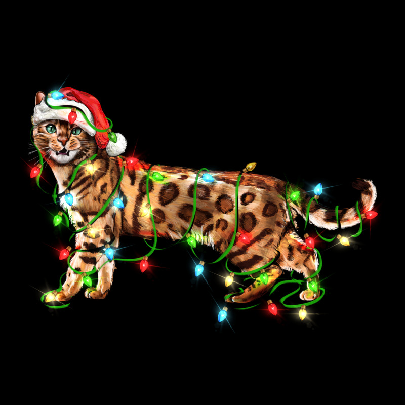 Christmas Bengal Cat Premium Tee by LillyAllenDesigns | Teevron