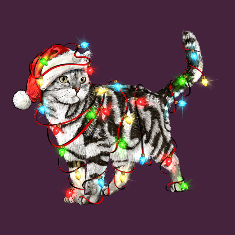 Christmas American Shorthair Cat Premium Tee by LillyAllenDesigns | Teevron