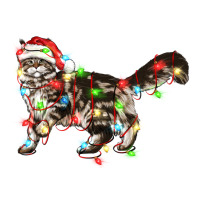 christmas christmas maine coon cat cat | Teevron