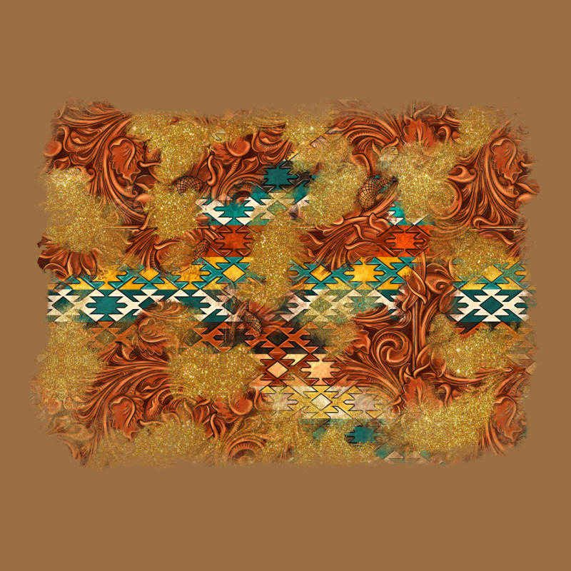 Aztec Background Pattern Western Vintage Tee by texasbilliewilder | Teevron