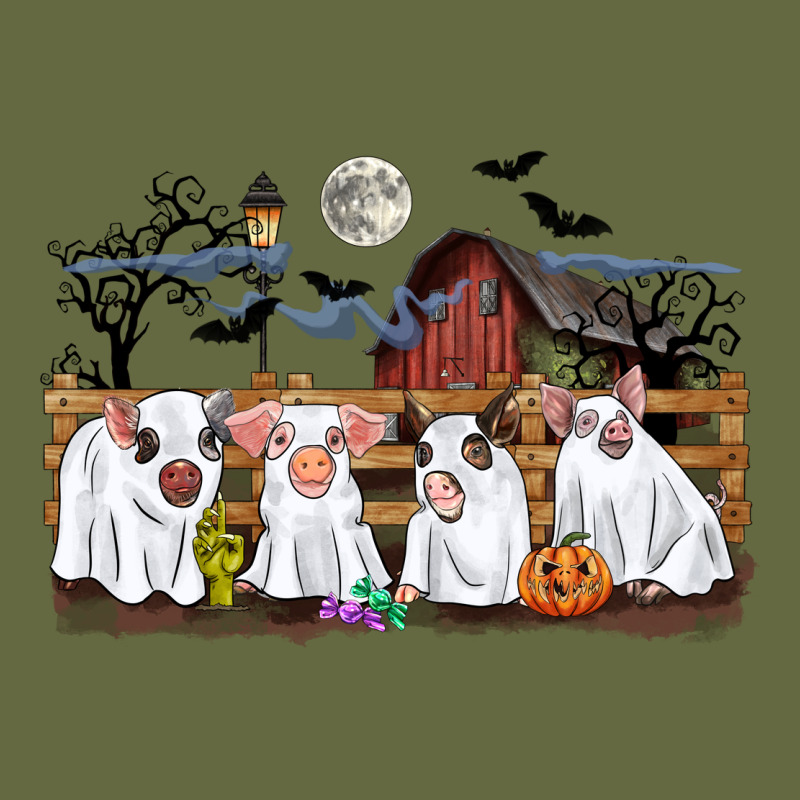Halloween Pigs Long Sleeve Tee by CowGirlArtShop | Teevron