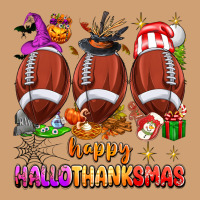 Happy Hallothanksmas Football Vintage Tee | Teevron